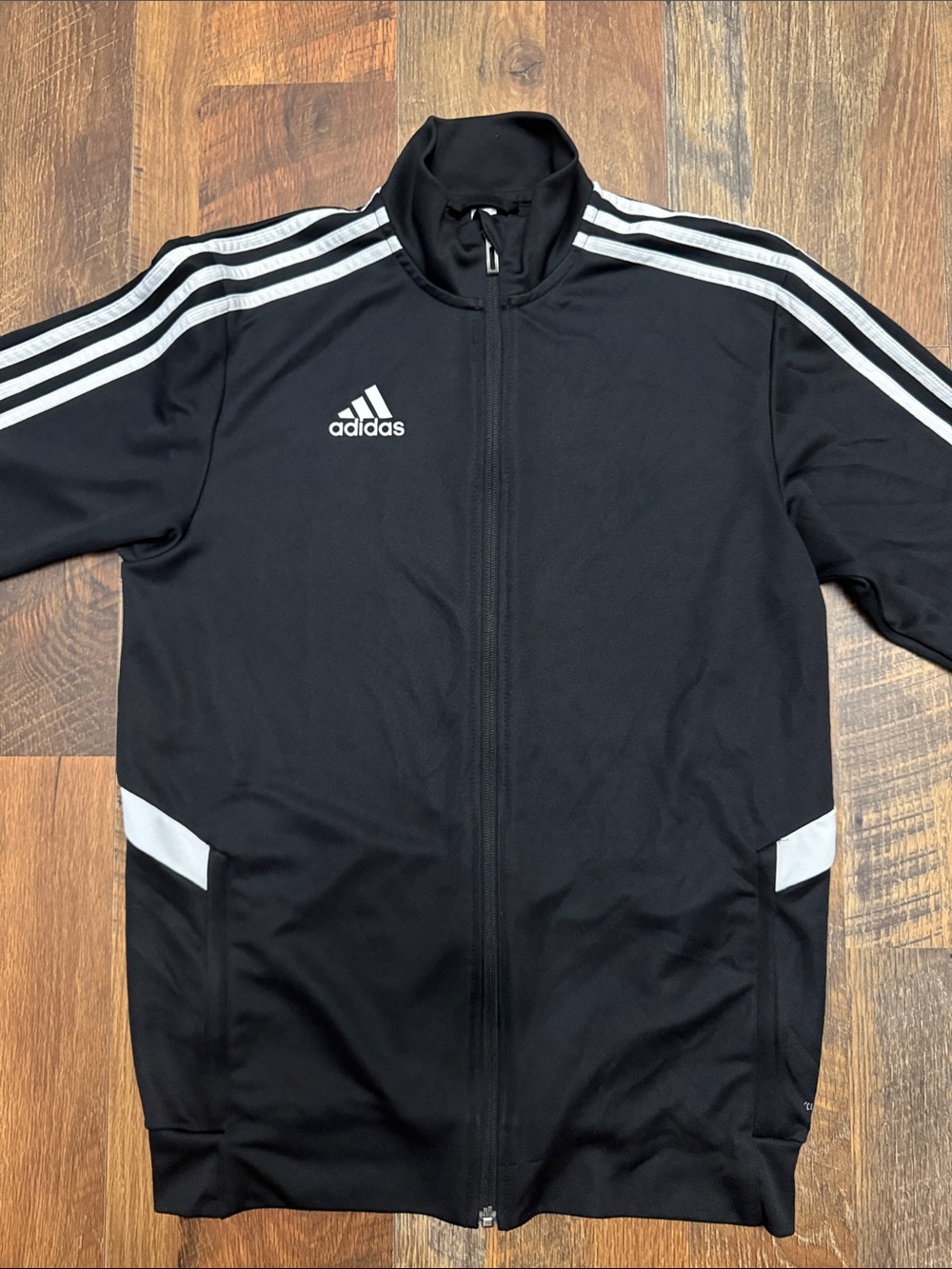 Adidas Tiro Climalite Track Jacket Men’s S Black White 3 Stripe DY0102